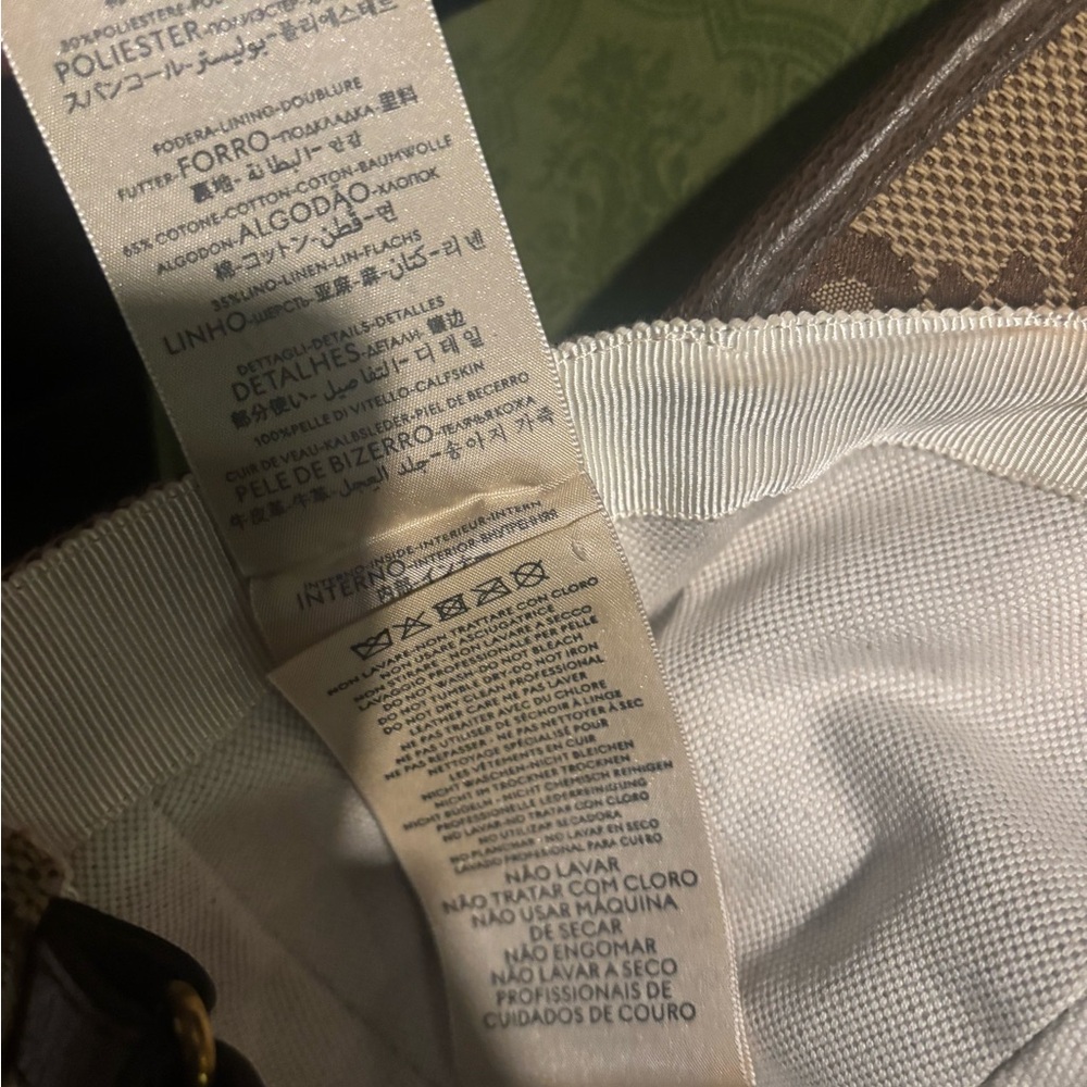 Gucci Tan and Brown Monogram Hat - Picture 4 of 10